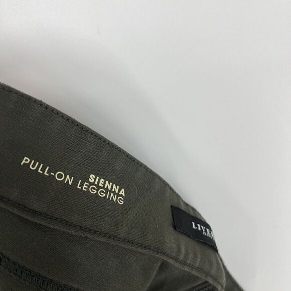 Liverpool Pants Size 4/27 Womens Green Skinny Sienna Pull On Legging Ponte Knit - Picture 6 of 11